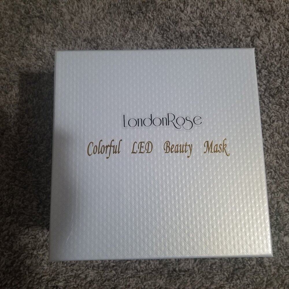 London Rose Colorful LED Beauty Mask, New in Box
